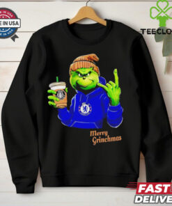 Grinch drink Starbucks Chelsea merry Christmas shirt 1 Grinch drink Starbucks Chelsea merry Christmas shirt
