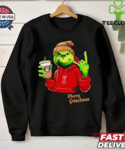 Grinch drink Starbucks Liverpool merry Christmas shirt