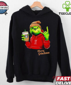 Grinch drink Starbucks Liverpool merry Christmas shirt