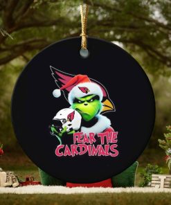Grinch fear the Arizona Cardinals Christmas ornament