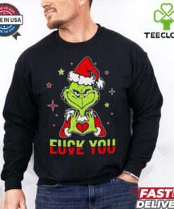 Grinch fuck you and love you Christmas shirt