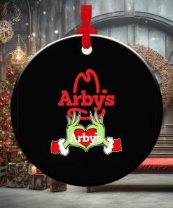 Grinch hand love Arby’s Christmas ornament