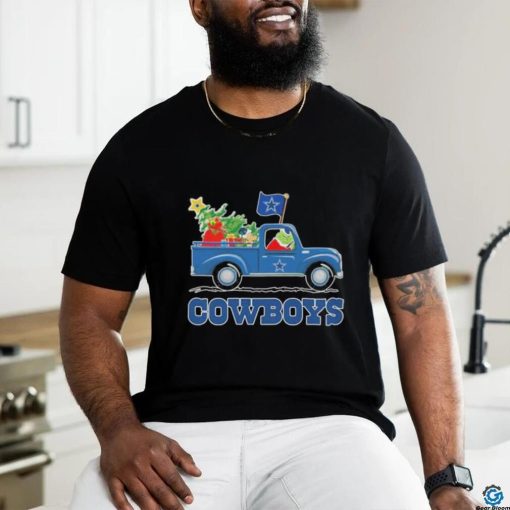 Grinch hat santa car Dallas Cowboys flag hoodie, sweater, longsleeve, shirt v-neck, t-shirt