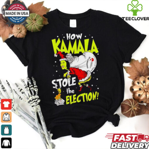 Grinch how Kamala stole the election Christmas hoodie, sweater, longsleeve, shirt v-neck, t-shirt