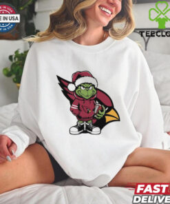 Grinch hug ball Arizona Cardinals Christmas shirt