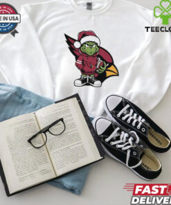 Grinch hug ball Arizona Cardinals Christmas shirt 2 Grinch hug ball Arizona Cardinals Christmas shirt