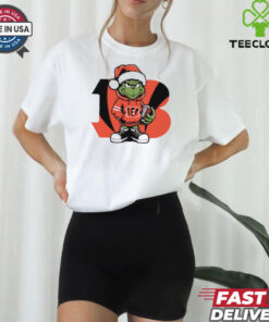Grinch hug ball Cincinnati Bengals Christmas shirt 2 Grinch hug ball Cincinnati Bengals Christmas shirt