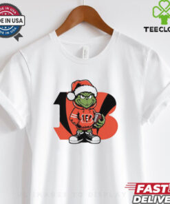 Grinch hug ball Cincinnati Bengals Christmas shirt 3 Grinch hug ball Cincinnati Bengals Christmas shirt
