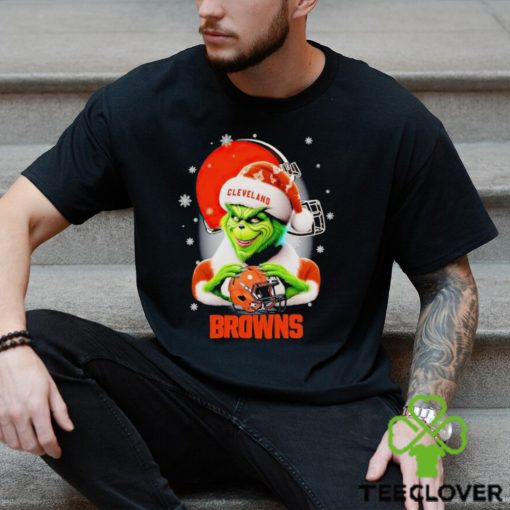 Grinch love Cleveland Browns Christmas Shirt