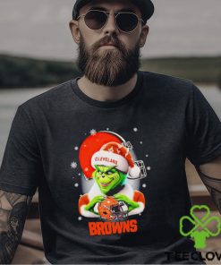 Grinch love Cleveland Browns Christmas Shirt