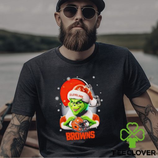 Grinch love Cleveland Browns Christmas Shirt