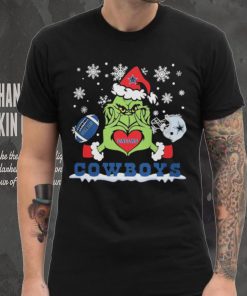 Grinch love Dallas Cowboys Christmas shirt