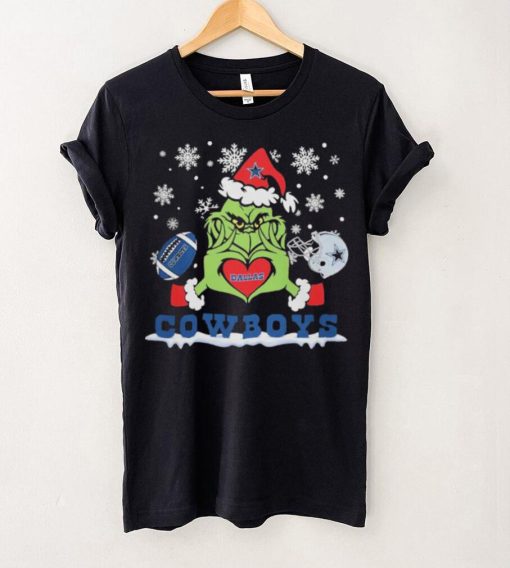 Grinch love Dallas Cowboys Christmas hoodie, sweater, longsleeve, shirt v-neck, t-shirt