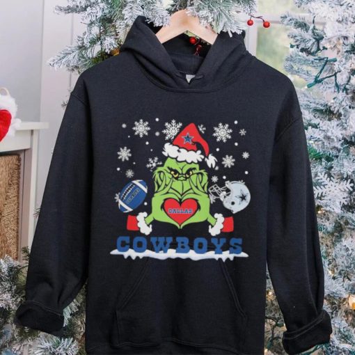 Grinch love Dallas Cowboys Christmas hoodie, sweater, longsleeve, shirt v-neck, t-shirt