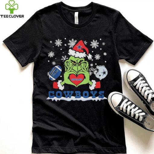 Grinch love Dallas Cowboys Christmas hoodie, sweater, longsleeve, shirt v-neck, t-shirt