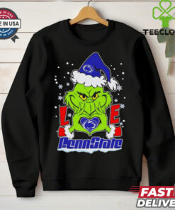 Grinch love Penn State Nittany Lions Christmas shirt