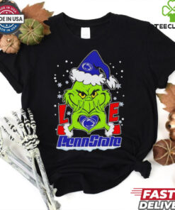 Grinch love Penn State Nittany Lions Christmas shirt