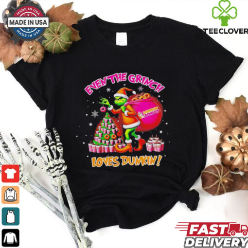Grinch loves Dunkin’ Donuts Christmas shirt