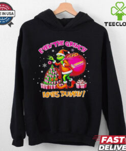 Grinch loves Dunkin’ Donuts Christmas shirt