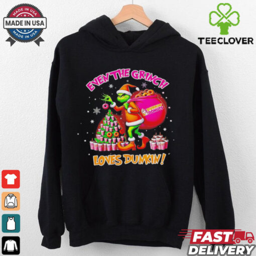 Grinch loves Dunkin’ Donuts Christmas shirt