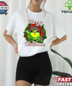 Grinch merry Christmas wreath shirt