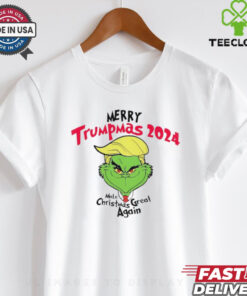 Grinch merry Trumpmas 2024 make Christmas great again shirt