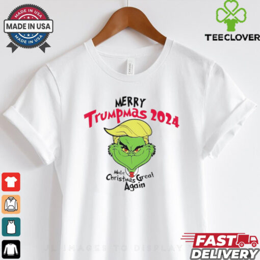 Grinch merry Trumpmas 2024 make Christmas great again shirt