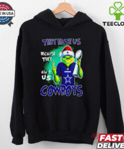 Grinch middle finger they hate us because ain’t us Dallas Cowboys shirt