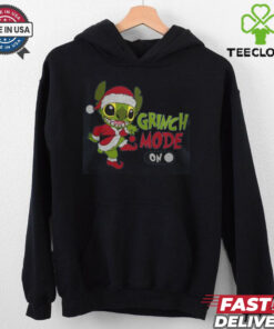 Grinch mode on stich shirt