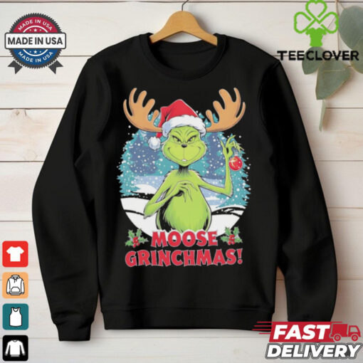Grinch moose Grinchmas Christmas shirt