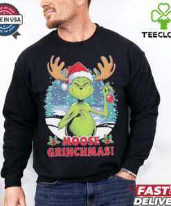 Grinch moose Grinchmas Christmas shirt