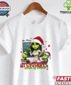 Grinch my students stole my heart Christmas shirt