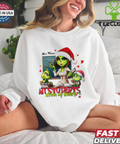 Grinch my students stole my heart Christmas shirt