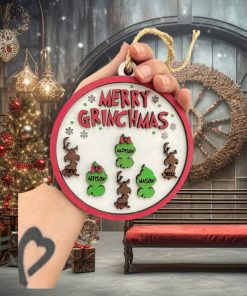 Grinch ornament, Christmas ornament, grinch Christmas, merry grinchmas, Family ornament, Christmas decor