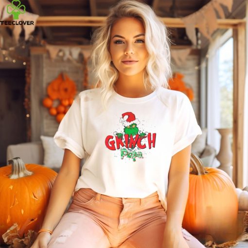 Grinch papa Christmas retro hoodie, sweater, longsleeve, shirt v-neck, t-shirt