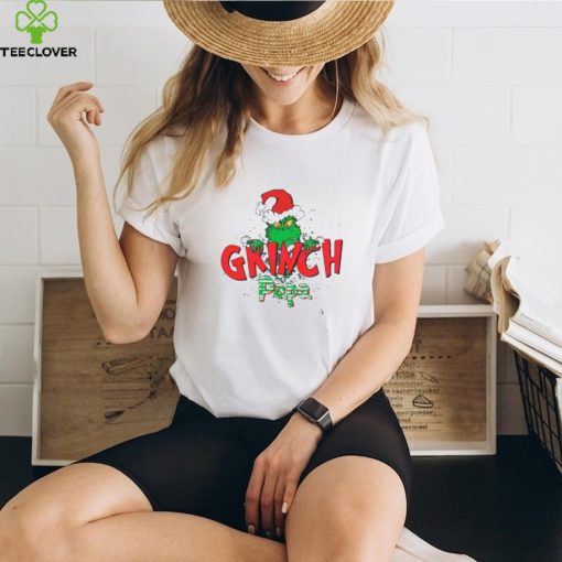 Grinch papa Christmas retro hoodie, sweater, longsleeve, shirt v-neck, t-shirt