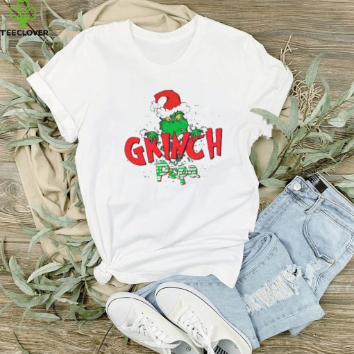 Grinch papa Christmas retro hoodie, sweater, longsleeve, shirt v-neck, t-shirt