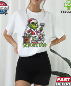 Grinch pet sitter scrub a dub Merry Christmas shirt