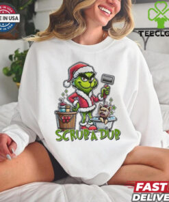 Grinch pet sitter scrub a dub Merry Christmas shirt