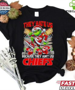 Grinch player Kansas City Chiefs they aint us they hate us Christmas shirt
