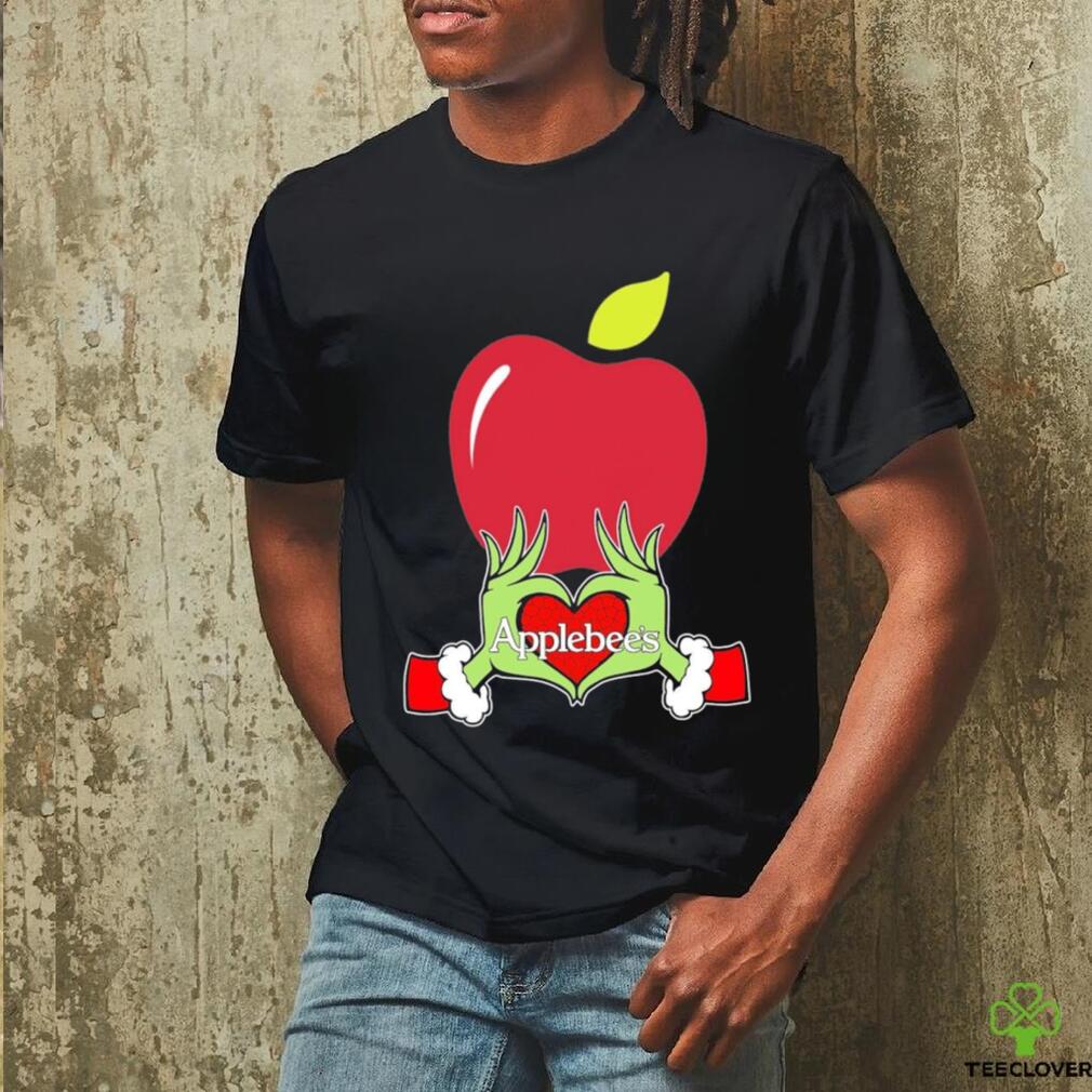 Grinch santa love Applebee’s merry christmas shirt Grinch santa love Applebee’s merry christmas shirt
