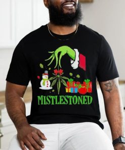 Grinch santa mistlestoned christmas shirt 3 Grinch santa mistlestoned christmas shirt
