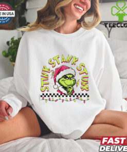 Grinch stink stank stunk Christmas light shirt