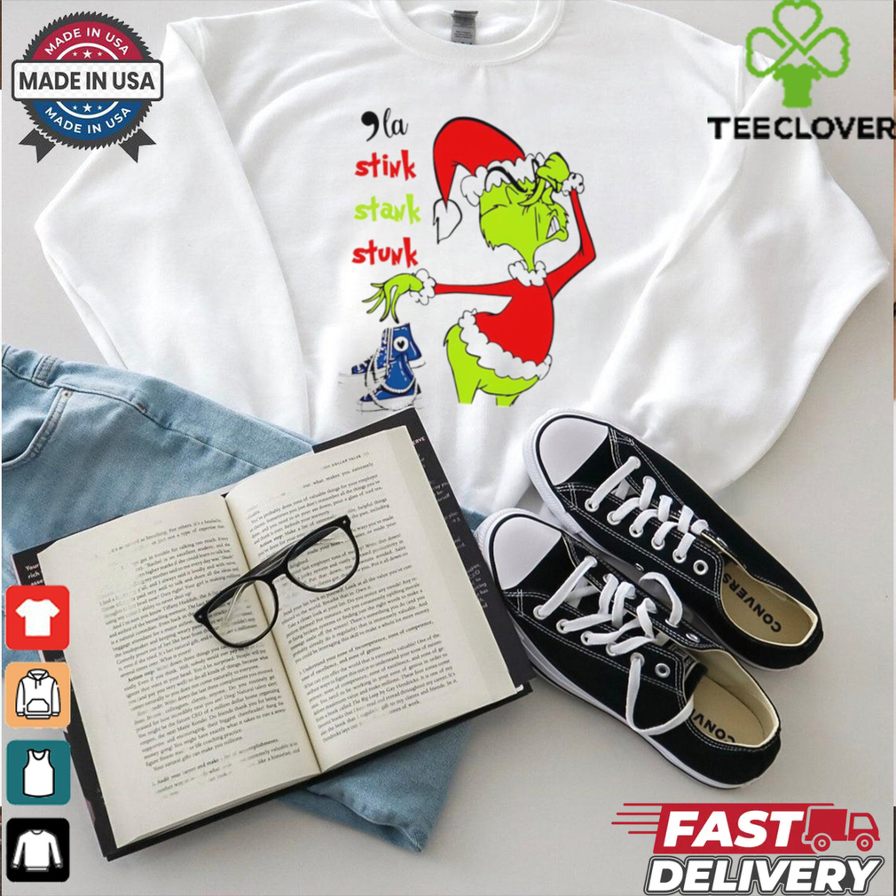 Grinch stink stank stunk chucks and pearls Kamala Christmas shirt Grinch stink stank stunk chucks and pearls Kamala Christmas shirt