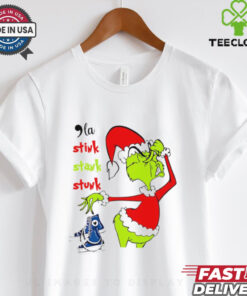 Grinch stink stank stunk chucks and pearls Kamala Christmas shirt