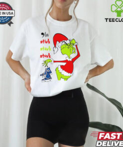 Grinch stink stank stunk chucks and pearls Kamala Christmas shirt