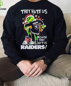 Grinch stomp Chiefs they hate us because they ain’t us Las Vegas Raiders hoodie, sweater, longsleeve, shirt v-neck, t-shirt