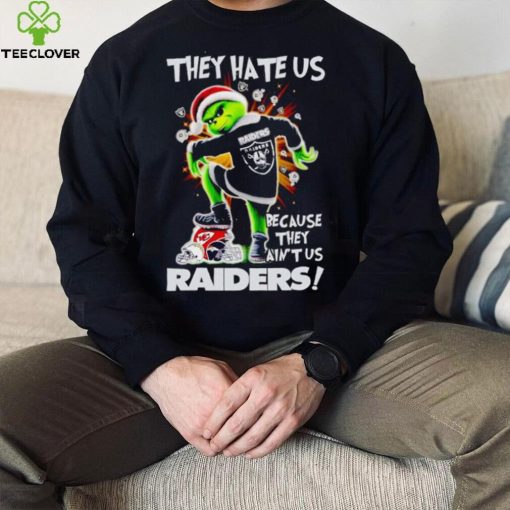 Grinch stomp Chiefs they hate us because they ain’t us Las Vegas Raiders hoodie, sweater, longsleeve, shirt v-neck, t-shirt