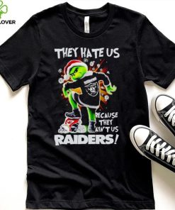 Grinch stomp Chiefs they hate us because they ain’t us Las Vegas Raiders hoodie, sweater, longsleeve, shirt v-neck, t-shirt