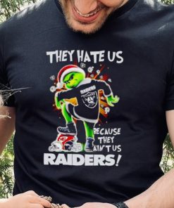 Grinch stomp Chiefs they hate us because they ain’t us Las Vegas Raiders hoodie, sweater, longsleeve, shirt v-neck, t-shirt